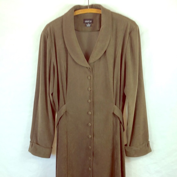 Leslie Fay Dresses & Skirts - Leslie Fay vintage dress sz 18 olive green